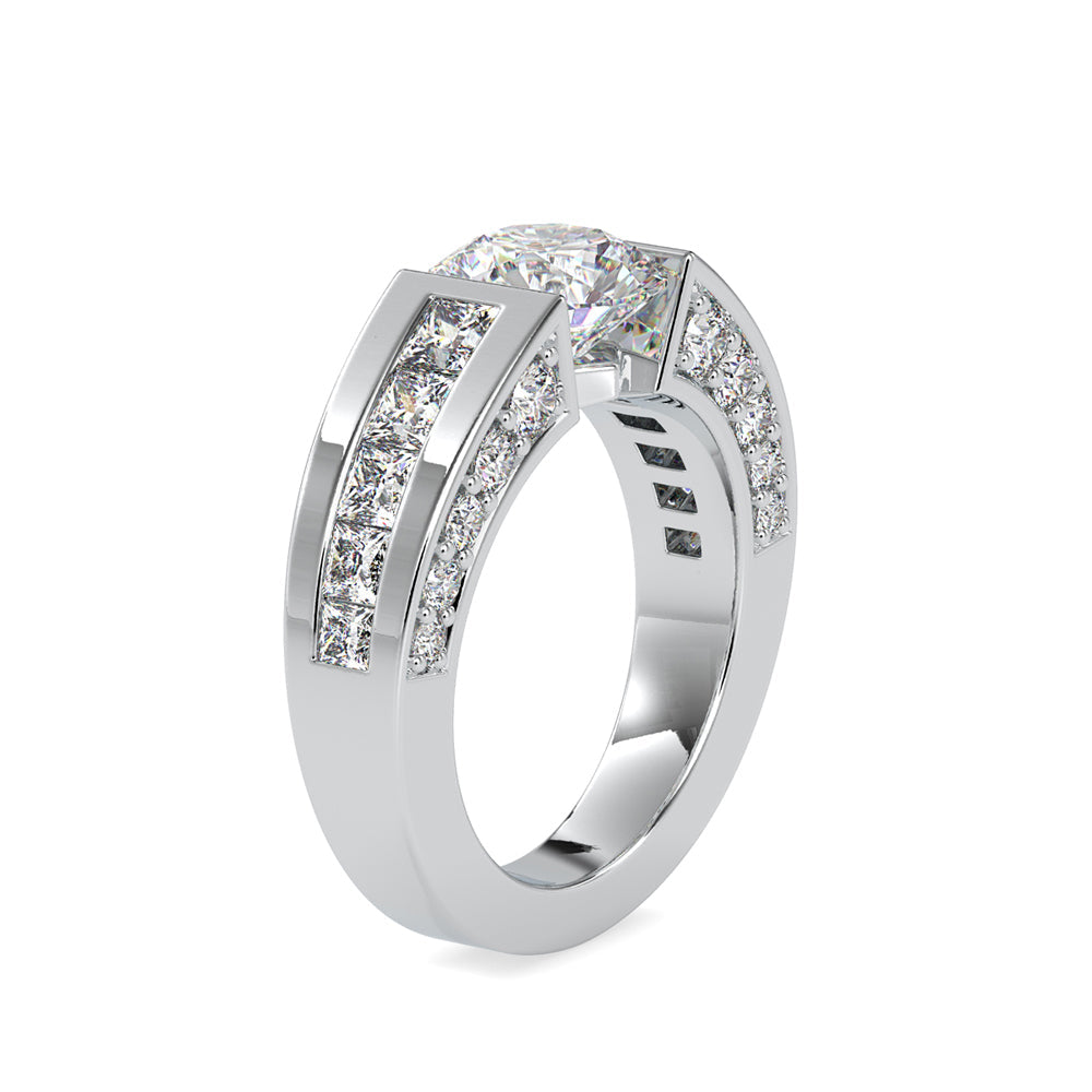Prision Diamond Engagement Ring Platinum
