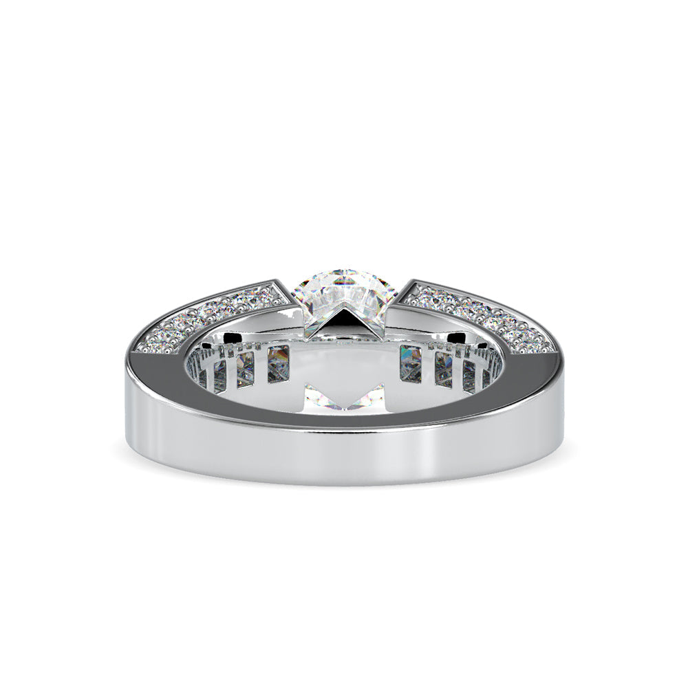 Prision Diamond Engagement Ring Platinum