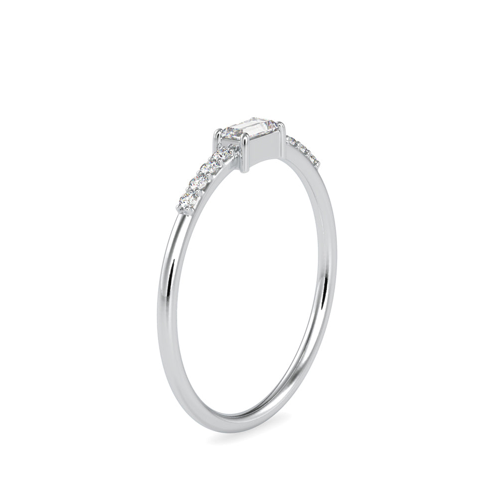 Josefina Diamond Stone Delicate Ring White gold