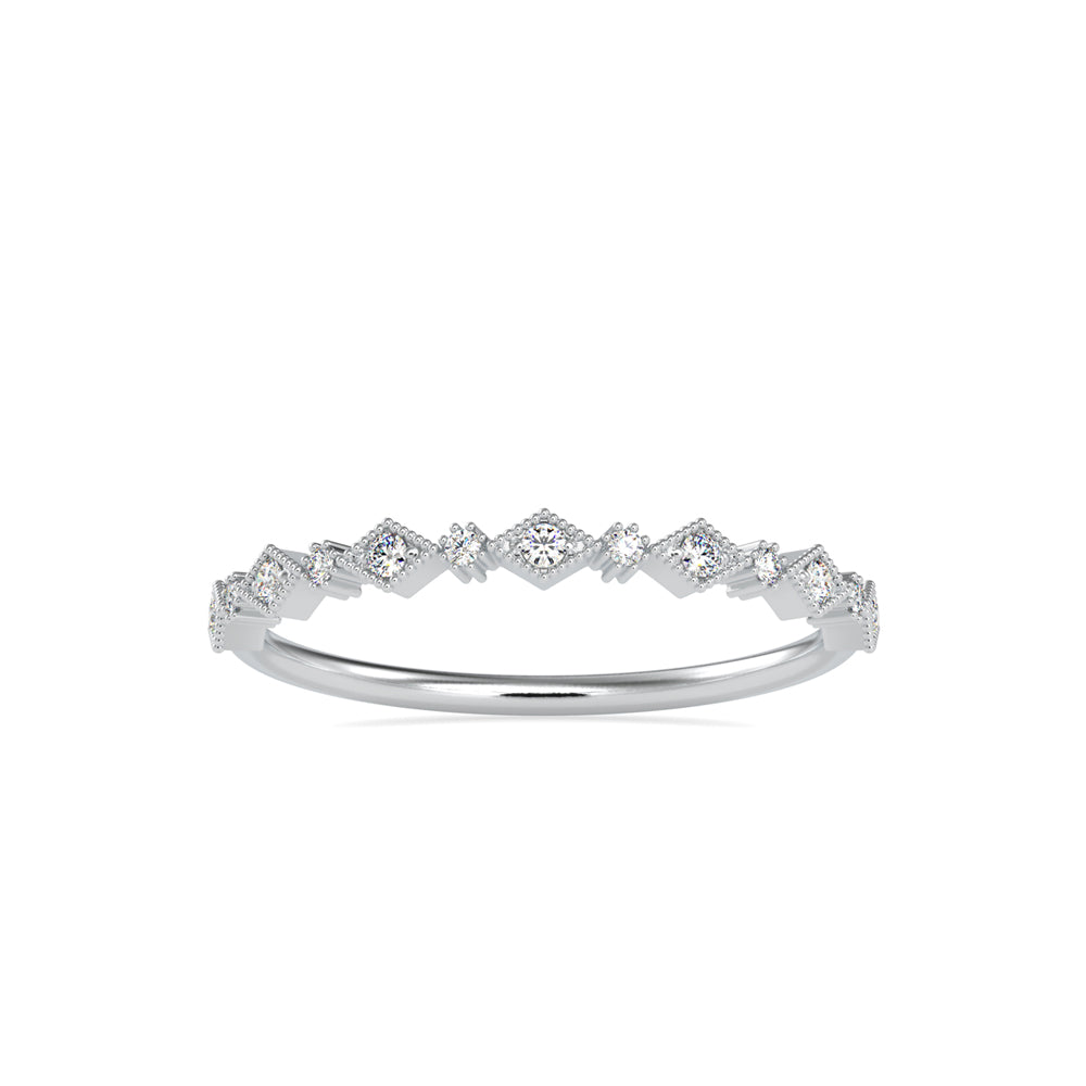 Trixy Round Diamond Ring Platinum