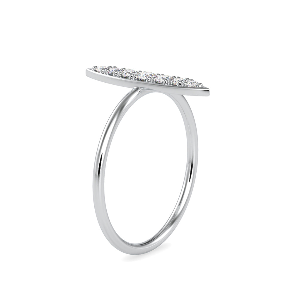 Agatha Round Cut Diamond Ring White gold