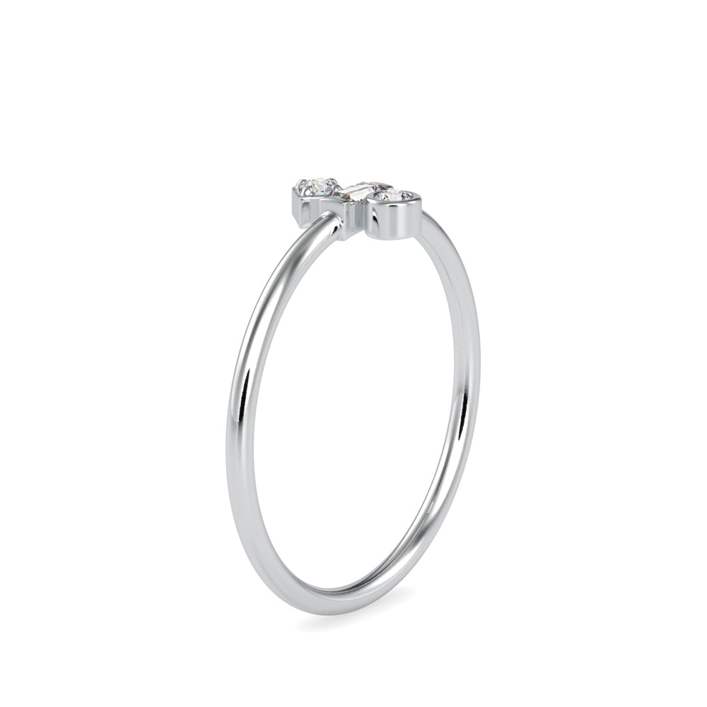 Zori Stone Baguette Diamond Ring Platinum