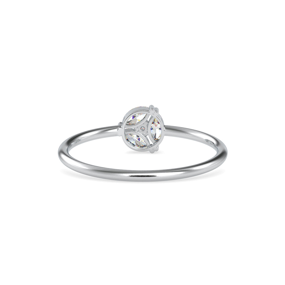 Marquise Delight Diamond Ring Platinum