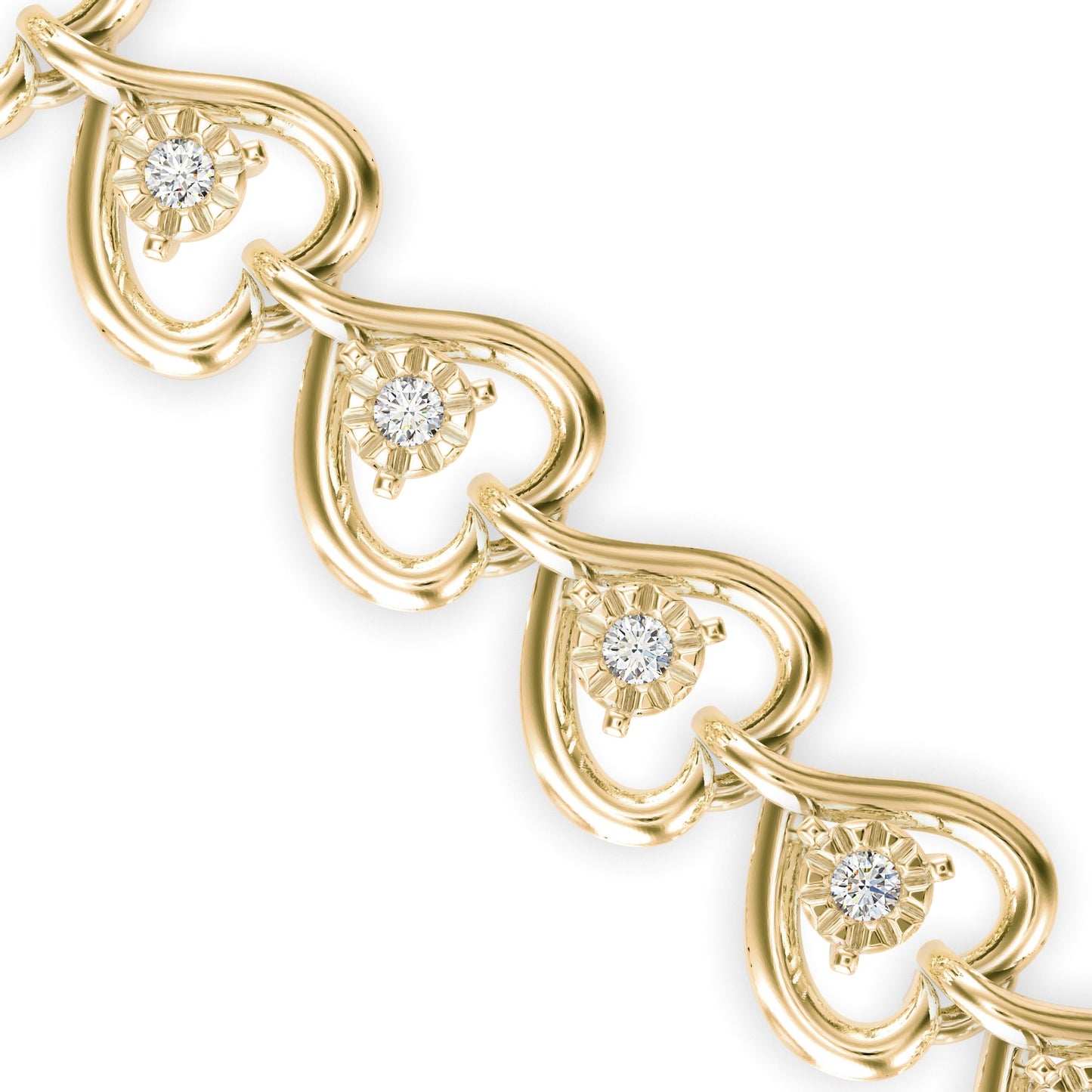 Frigga Diamond Tennis Bracelet Yellow Gold