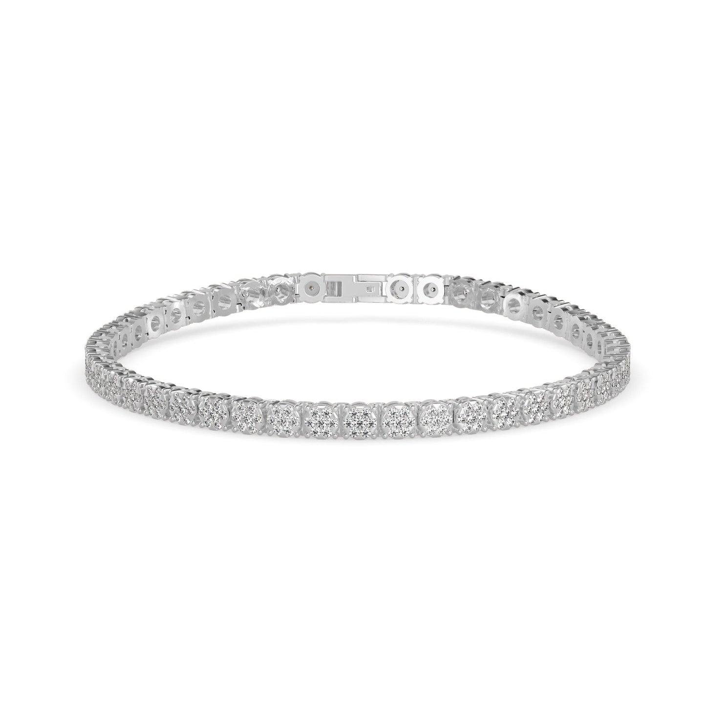 Egeria Diamond Tennis Bracelet Platinum