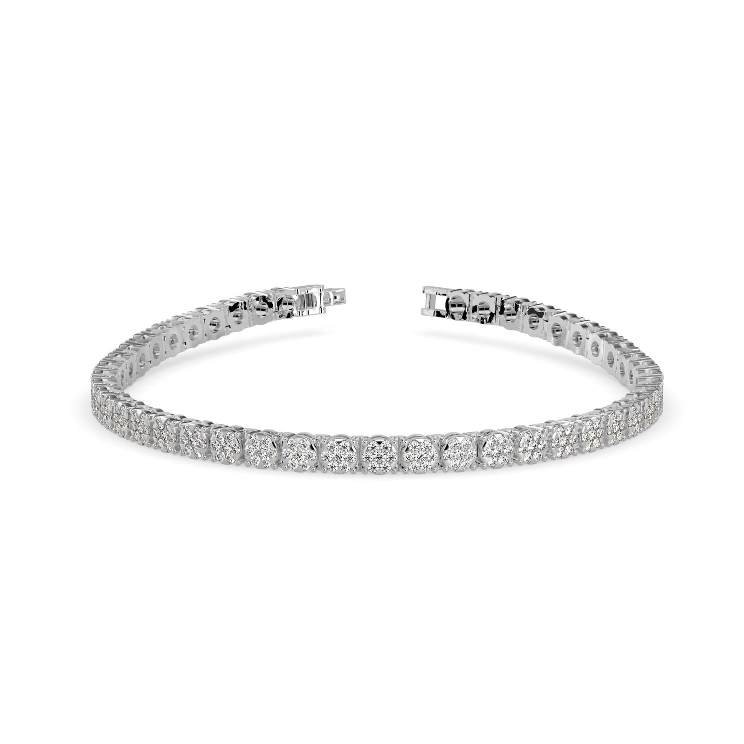 Egeria Diamond Tennis Bracelet Platinum