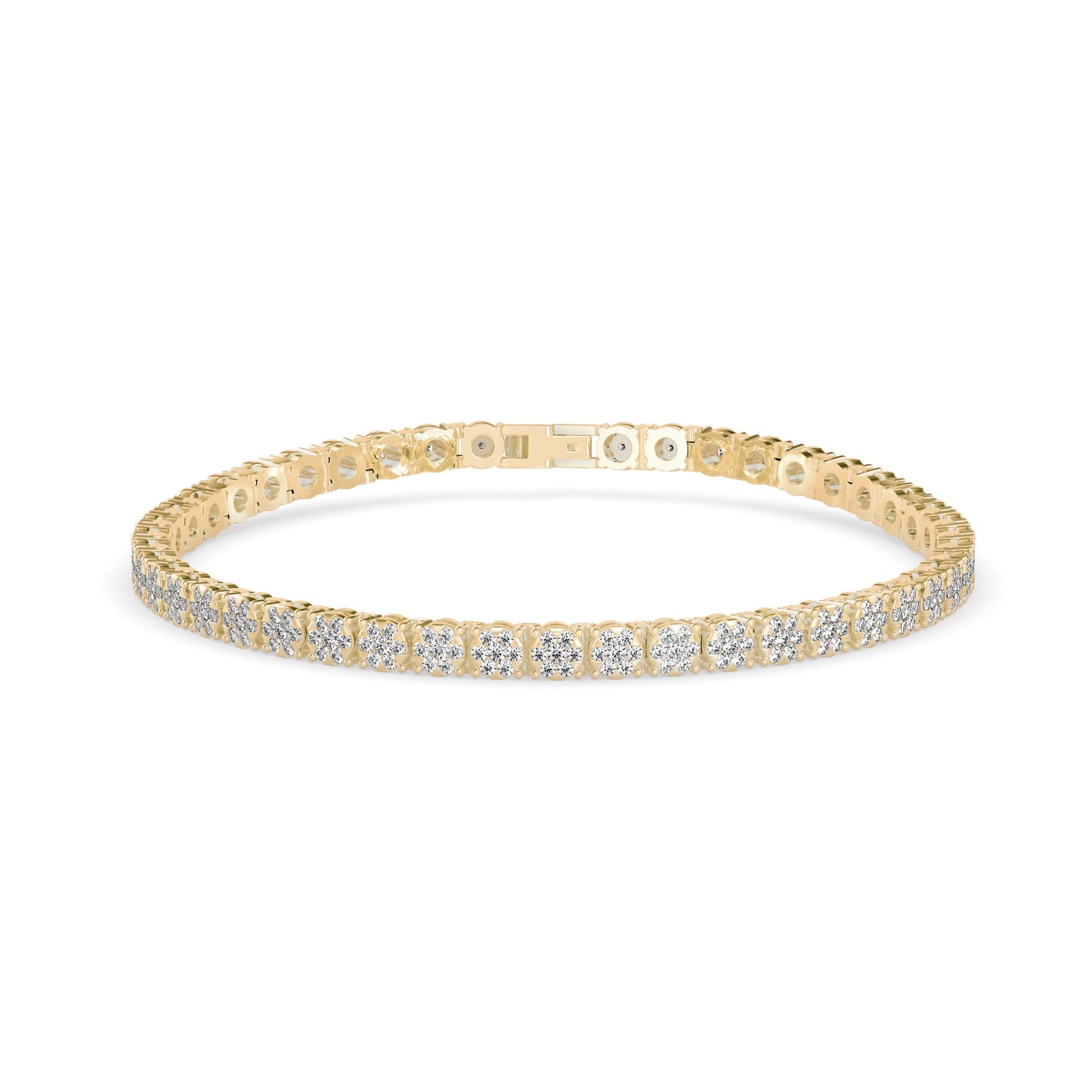 Egeria Diamond Tennis Bracelet Yellow Gold