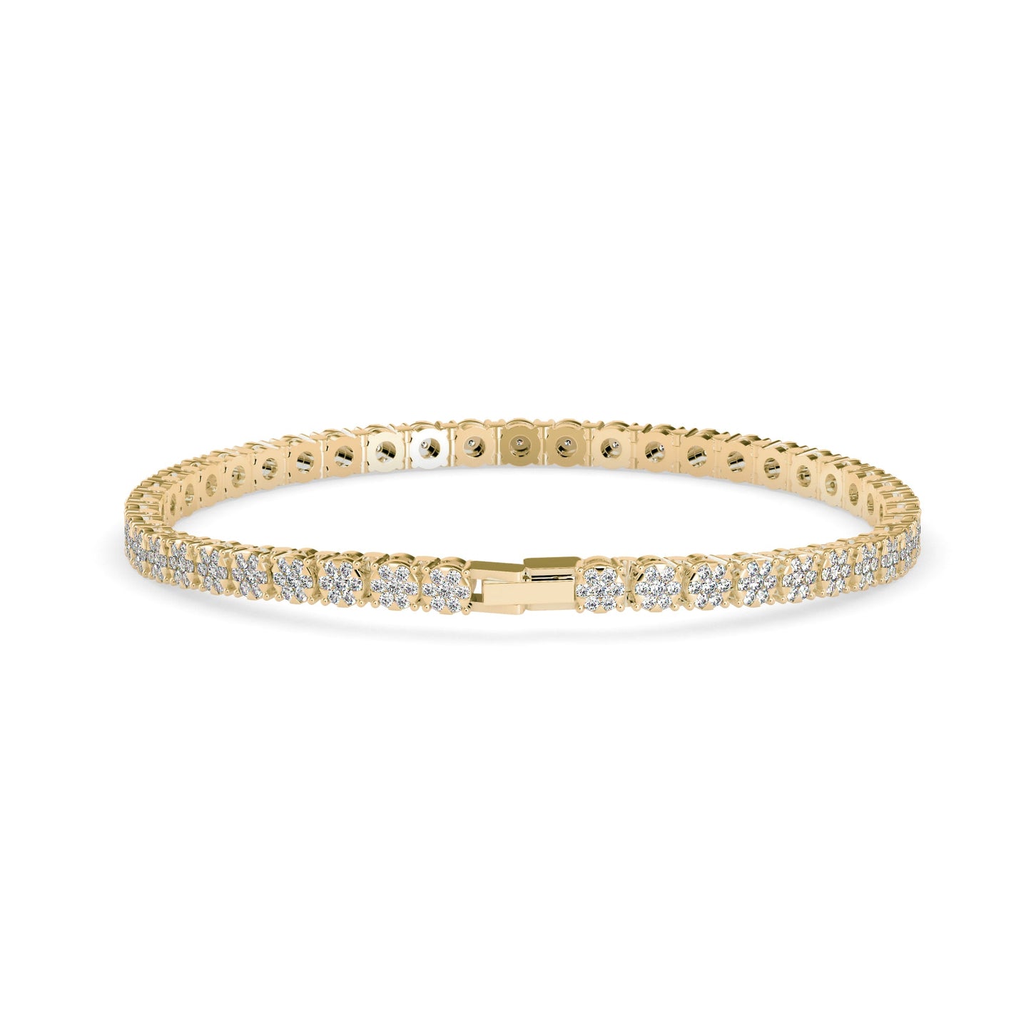 Egeria Diamond Tennis Bracelet Yellow Gold