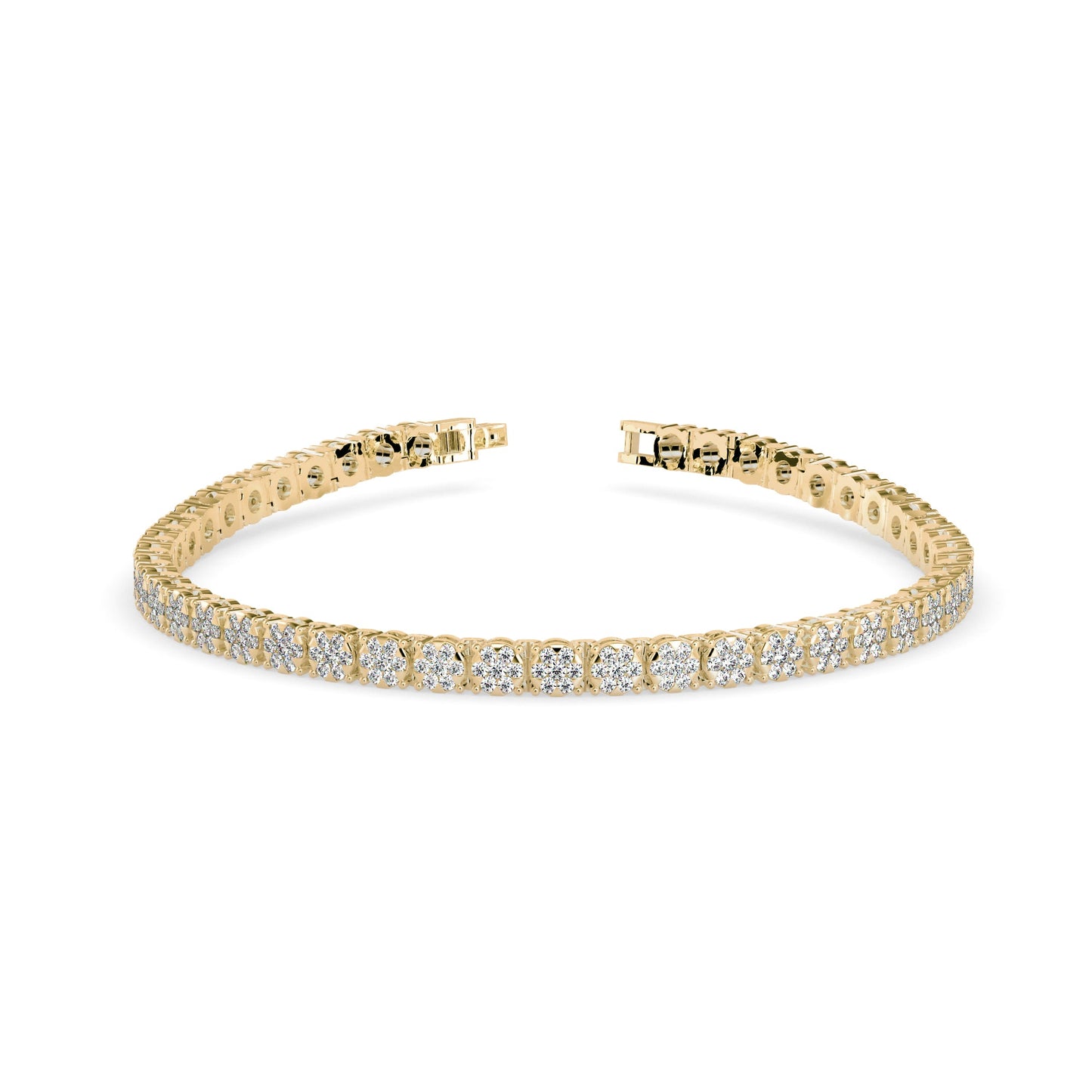 Egeria Diamond Tennis Bracelet Yellow Gold