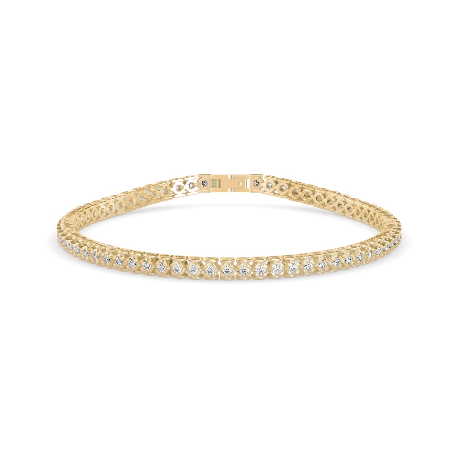 Orana Tennis Daimond Bracelet Yellow Gold