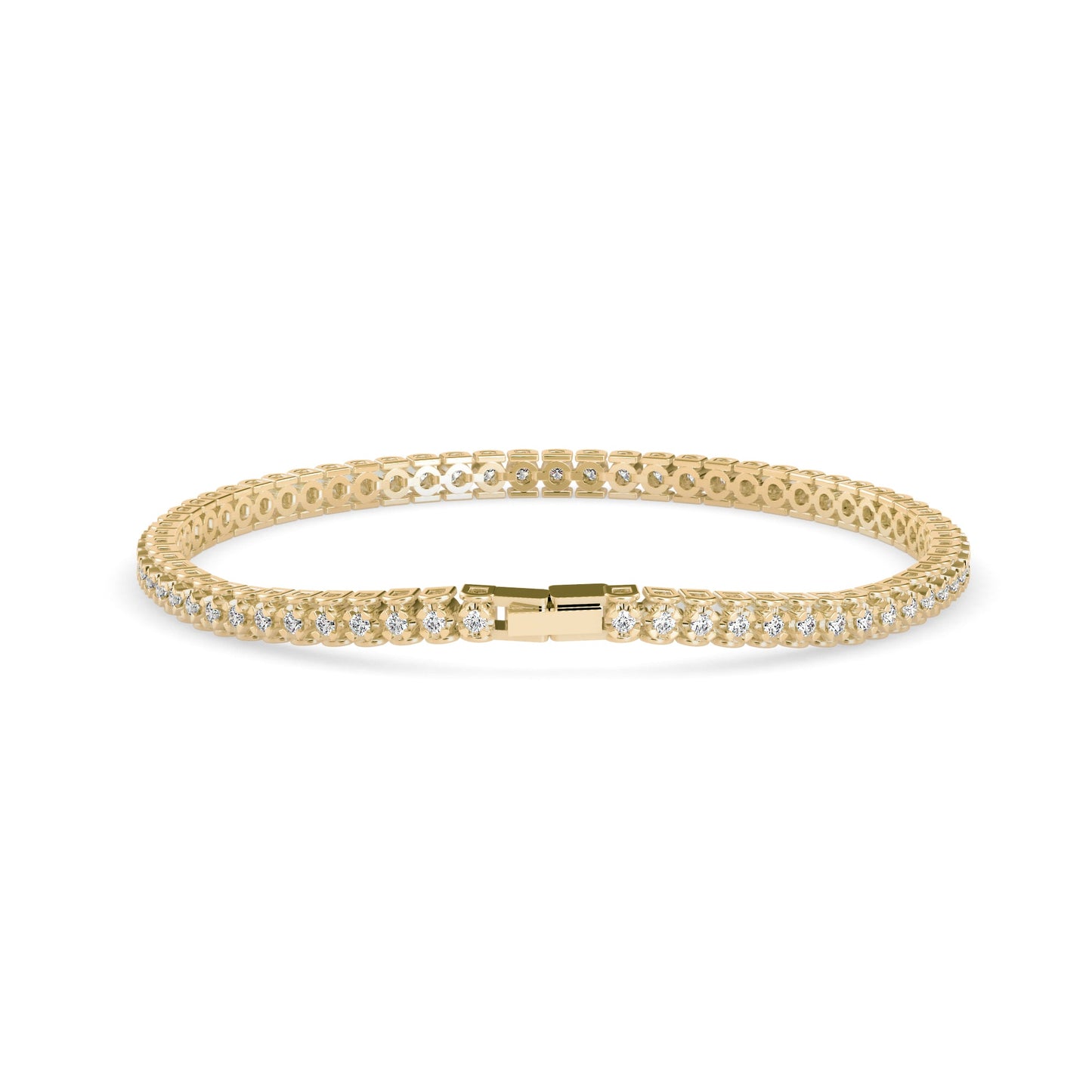 Orana Tennis Daimond Bracelet Yellow Gold