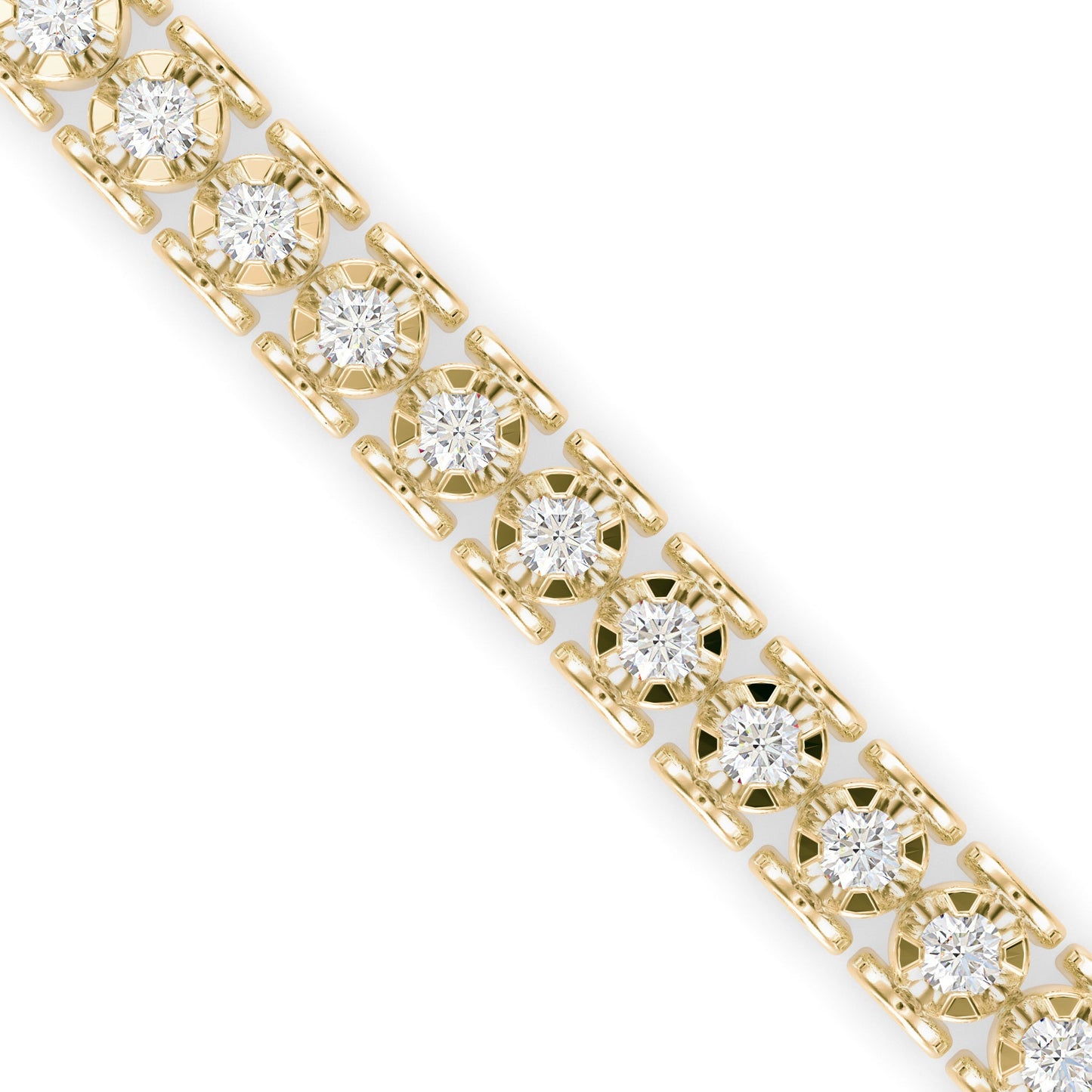Orana Tennis Daimond Bracelet Yellow Gold