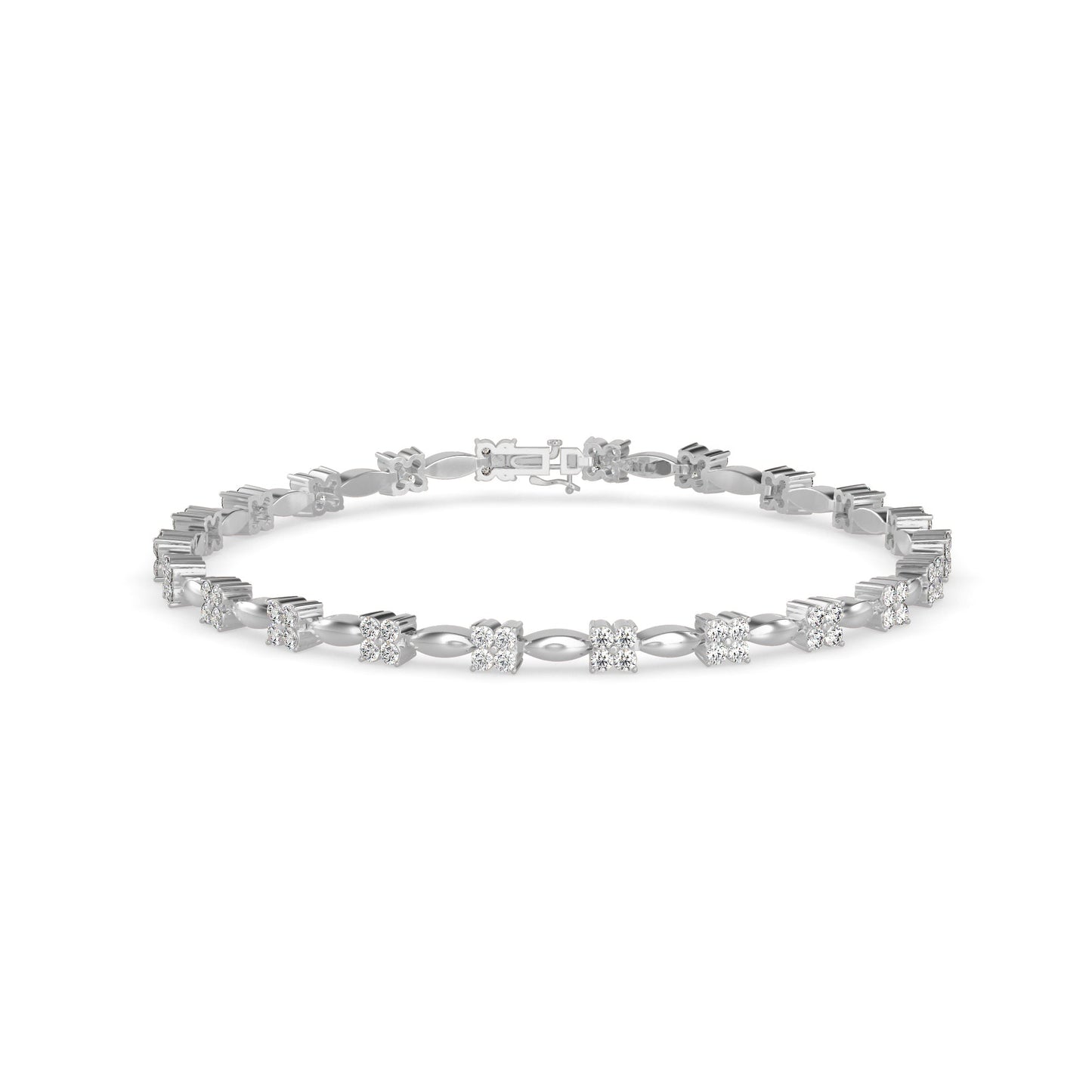 Misery Diamond Tennis Bracelet White Gold