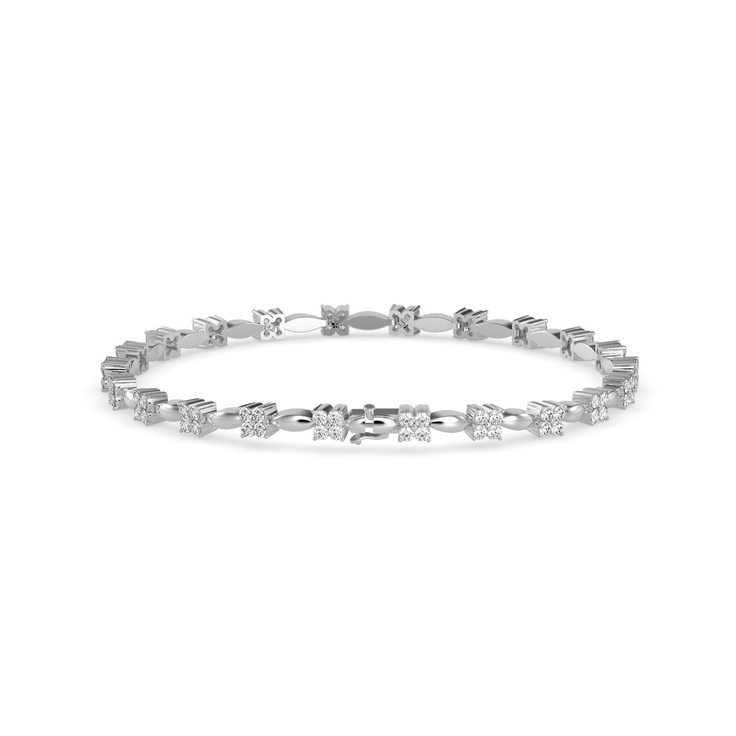 Misery Diamond Tennis Bracelet White Gold