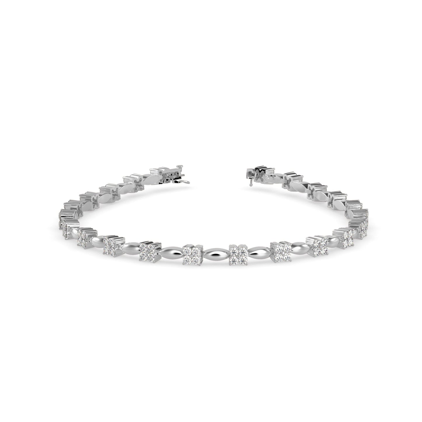 Misery Diamond Tennis Bracelet White Gold