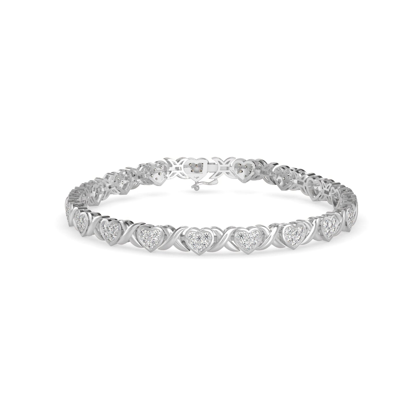 Eminent Diamond Tennis Bracelet Platinum