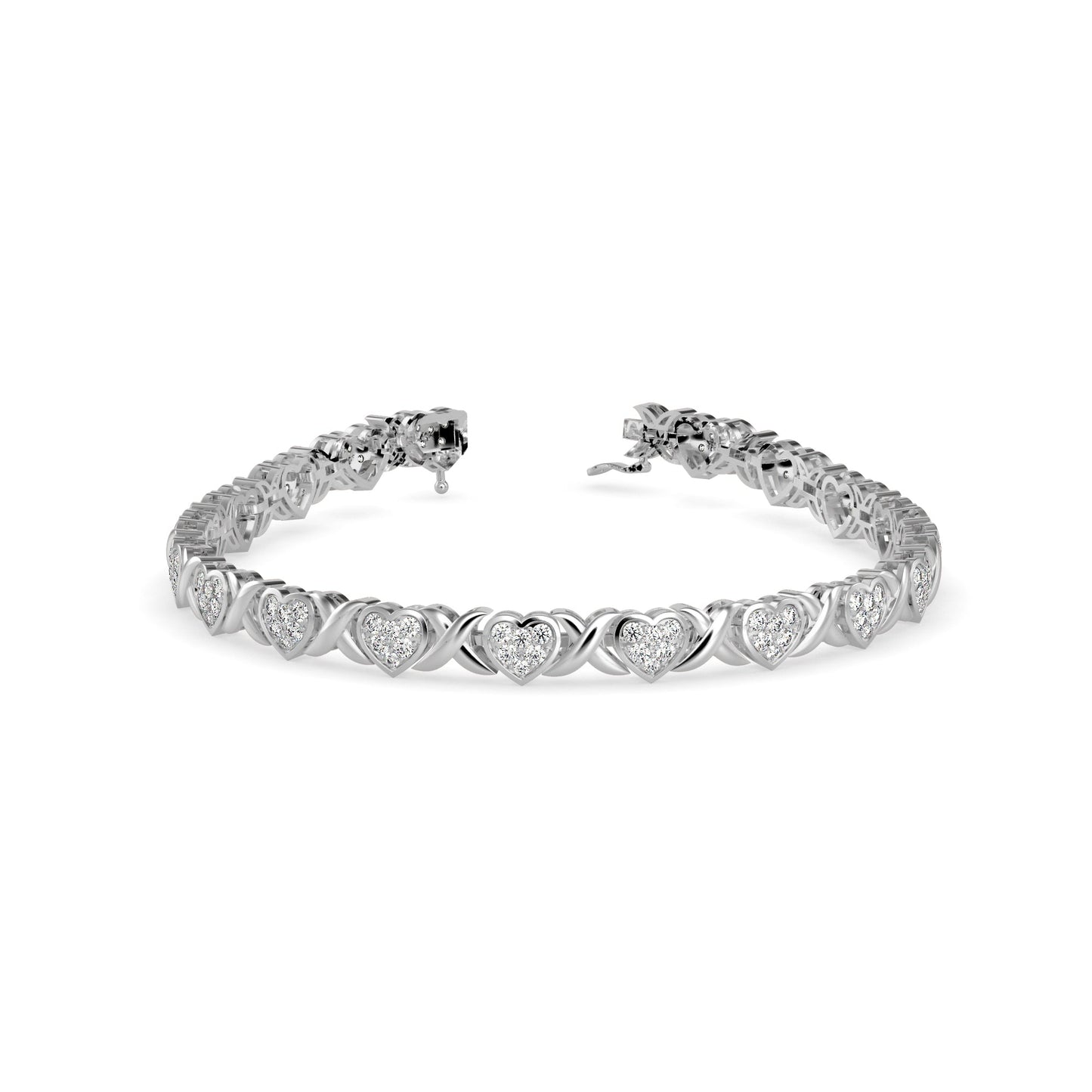 Eminent Diamond Tennis Bracelet Platinum