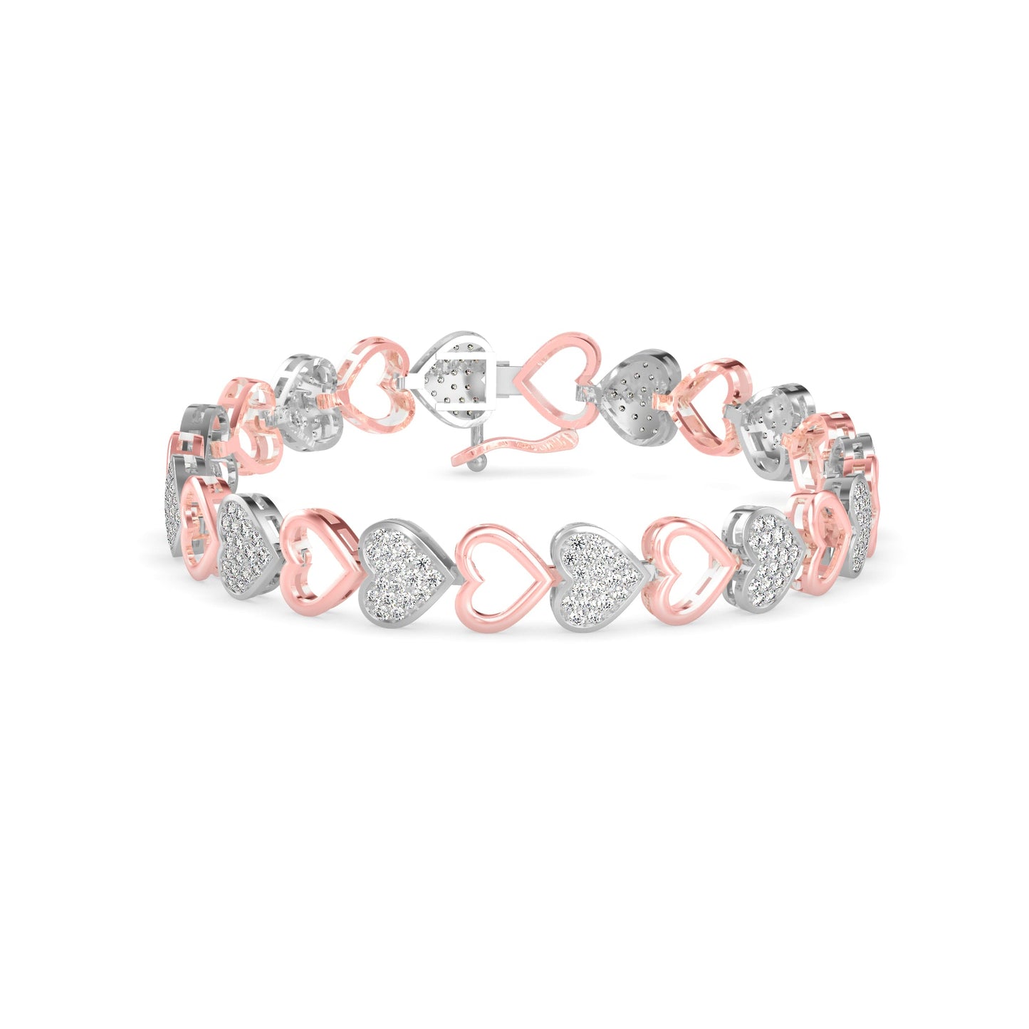 Fierce Diamond Bracelet Rose Gold