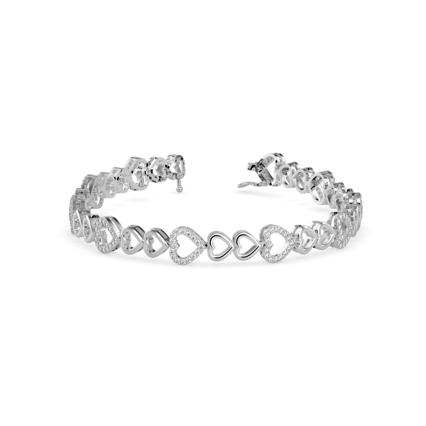 Firm Diamond Bracelet White Gold