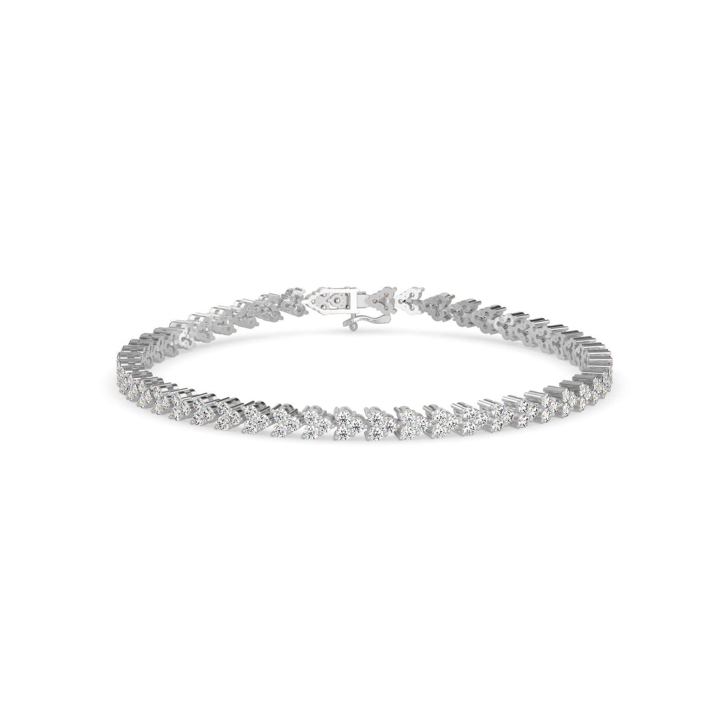 Myraid Diamond Tennis Bracelet Platinum