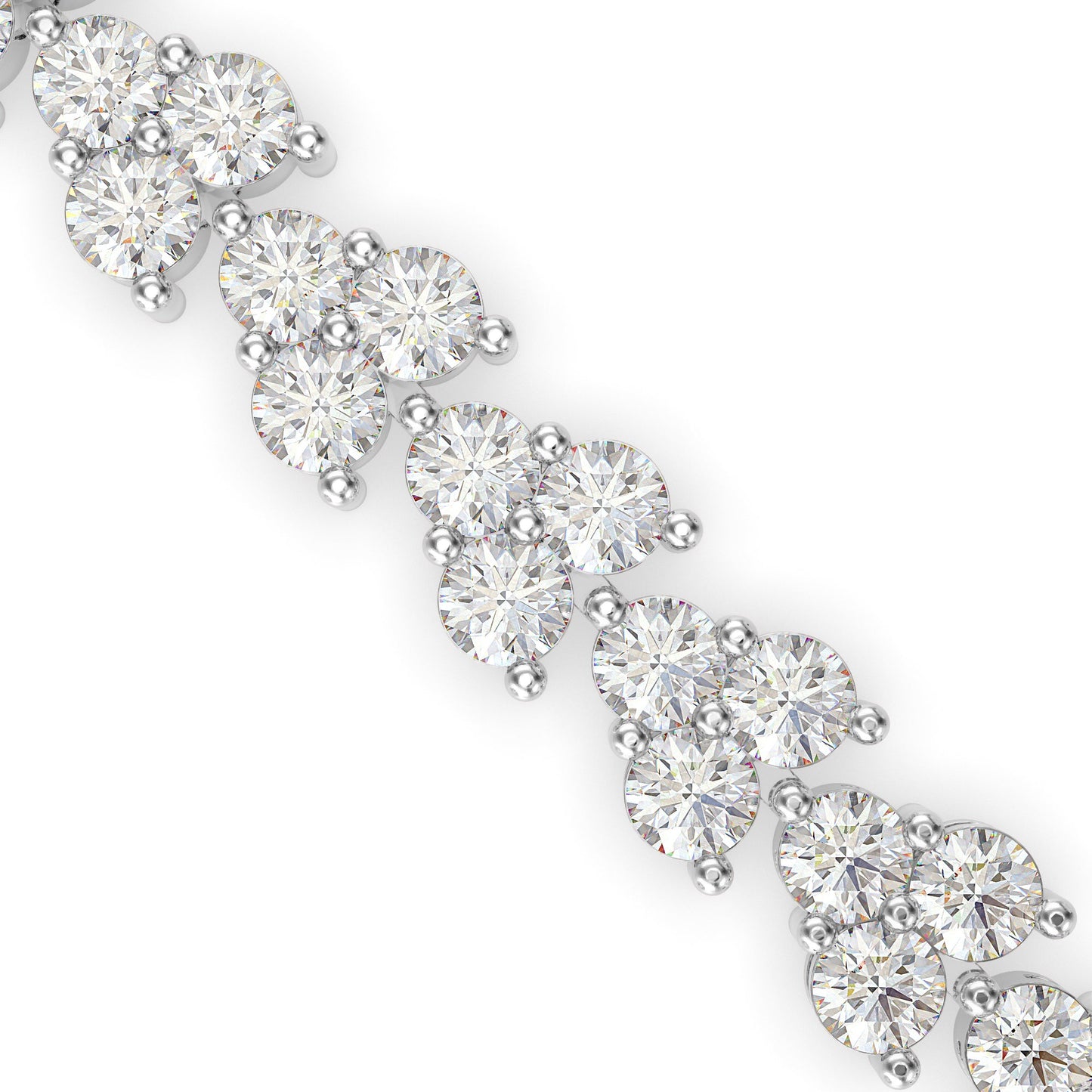 Myraid Diamond Tennis Bracelet Platinum
