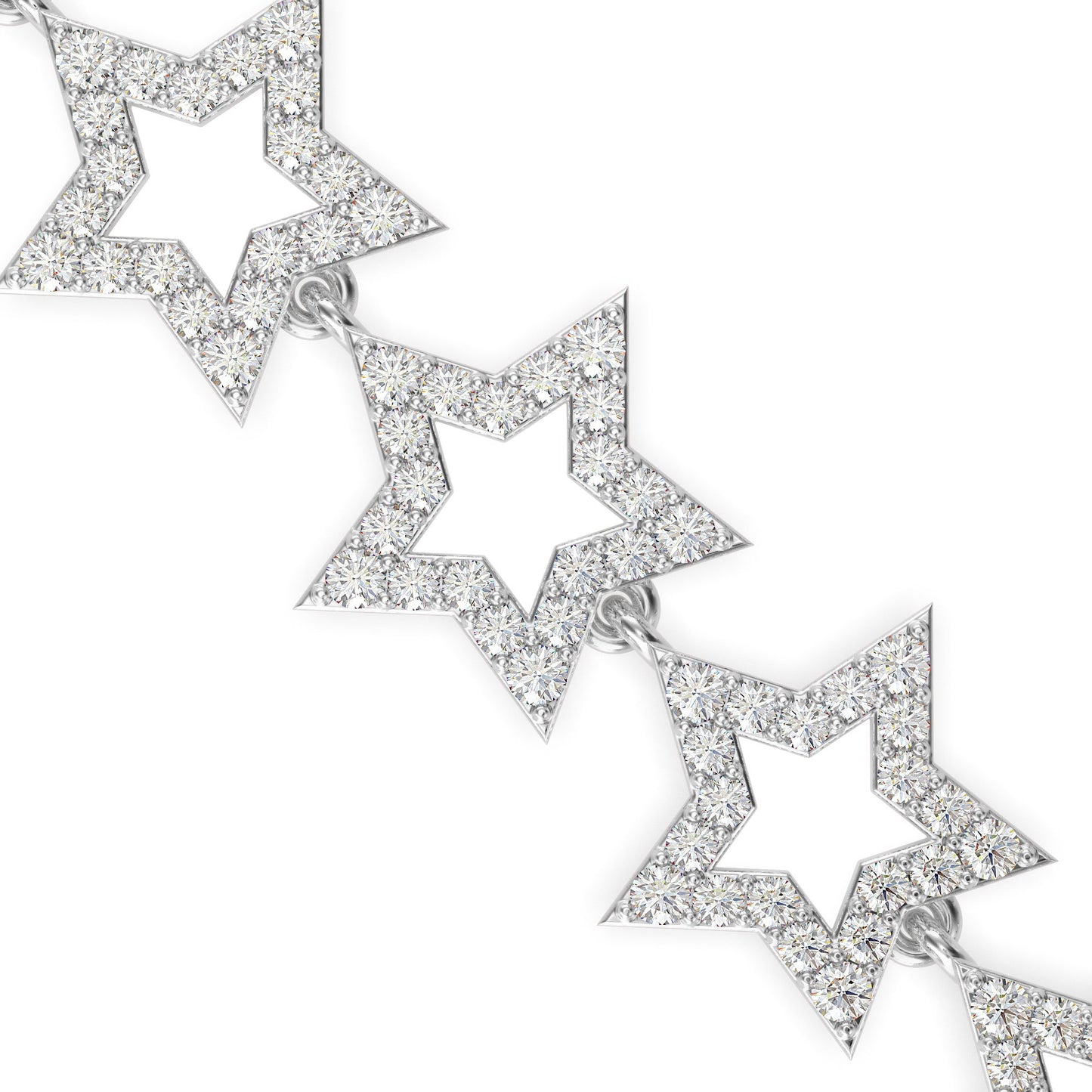 Orb Diamond Tennis Bracelet Platinum