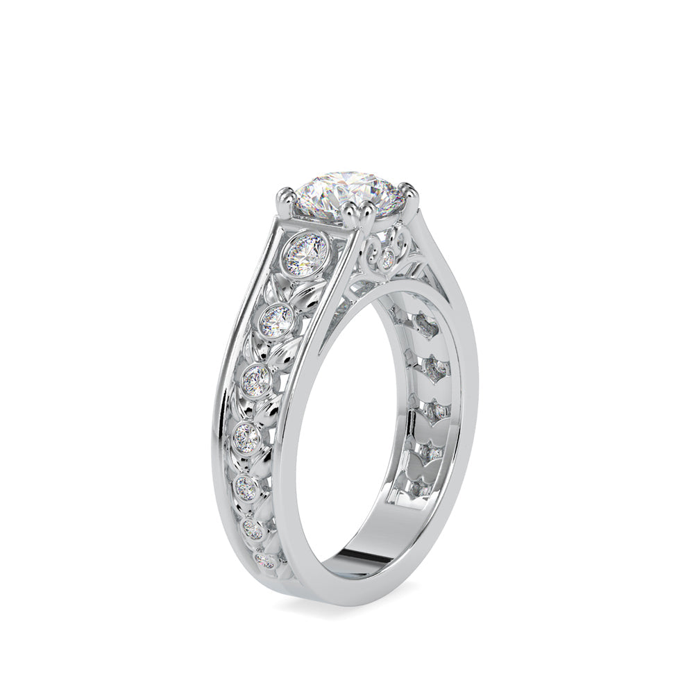 Bliss Diamond Engagement Ring White gold