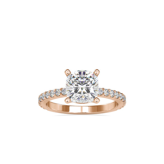 Tsag Prong Diamond Engagement Ring Rose gold