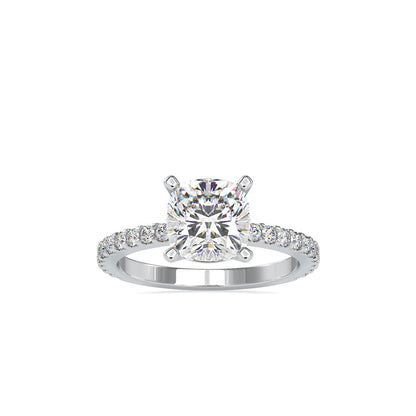 Tsag Prong Diamond Engagement Ring White gold