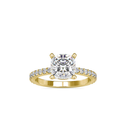 Tsag Prong Diamond Engagement Ring Yellow gold