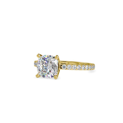 Tsag Prong Diamond Engagement Ring Yellow gold