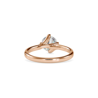 Deific Stone Diamond Ring Rose gold