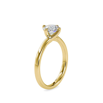 Deific Stone Diamond Ring Yellow gold