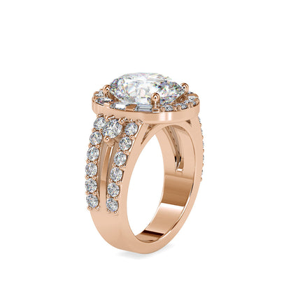 Supreme Diamond Halo Stone Ring Rose gold