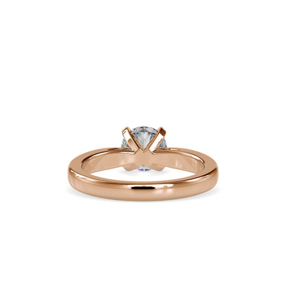 Ceres Round Diamond Ring Rose gold