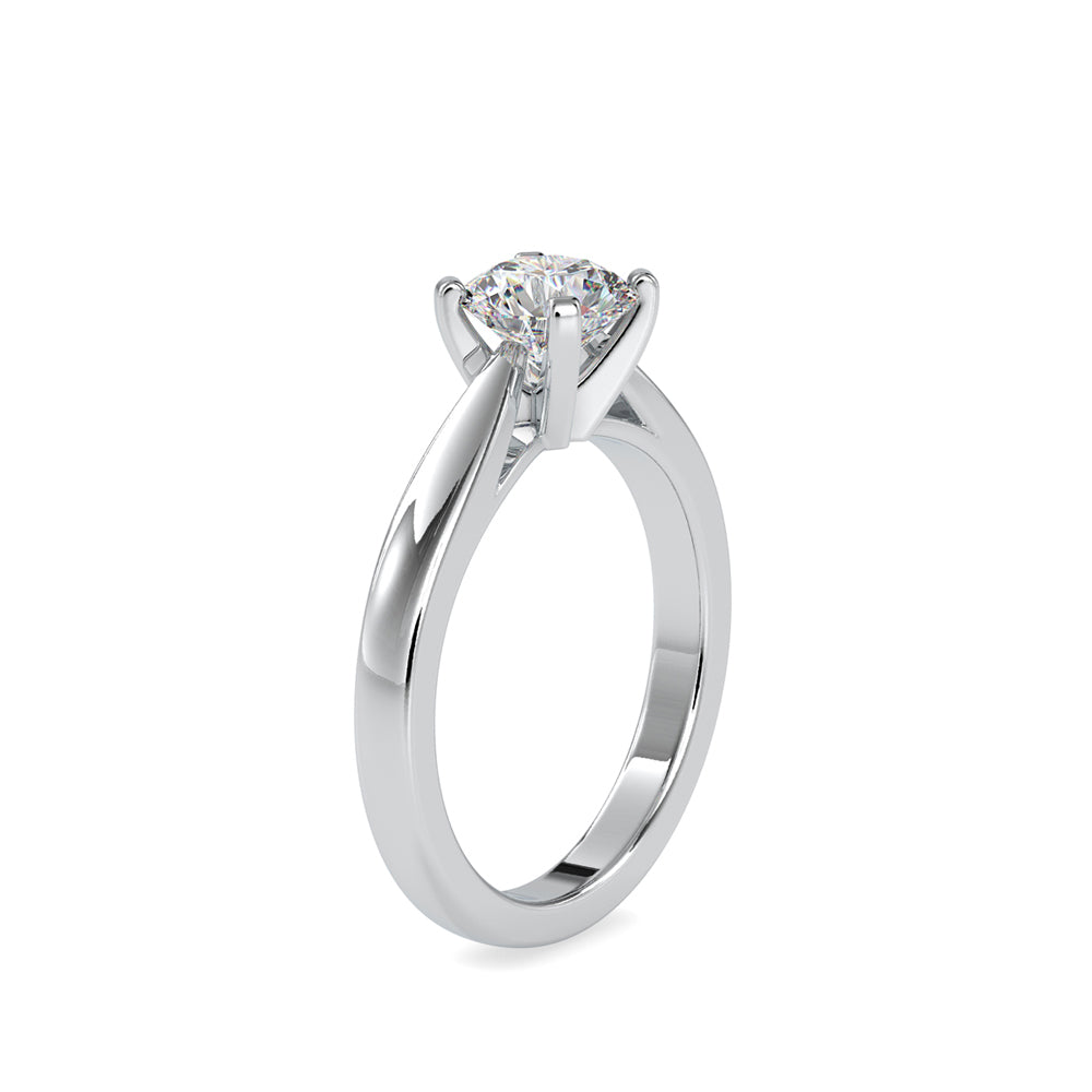 Ceres Round Diamond Ring White gold