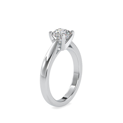 Ceres Round Diamond Ring White gold