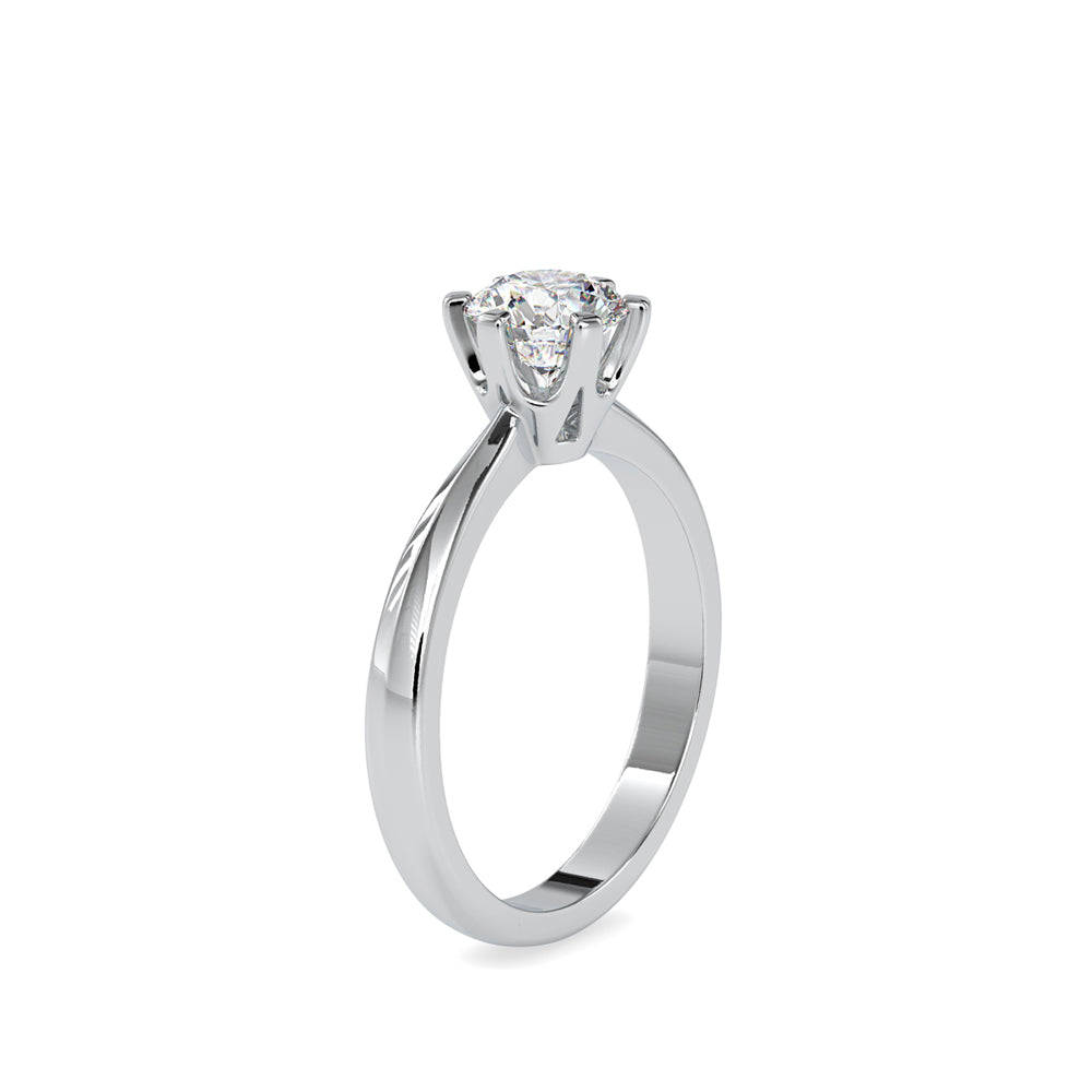 Baronial Diamond Stone Ring White gold