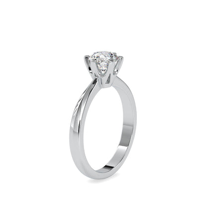 Baronial Diamond Stone Ring White gold