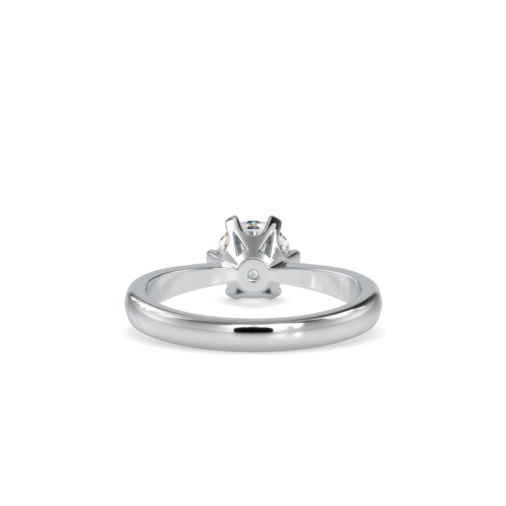 Baronial Diamond Stone Ring White gold