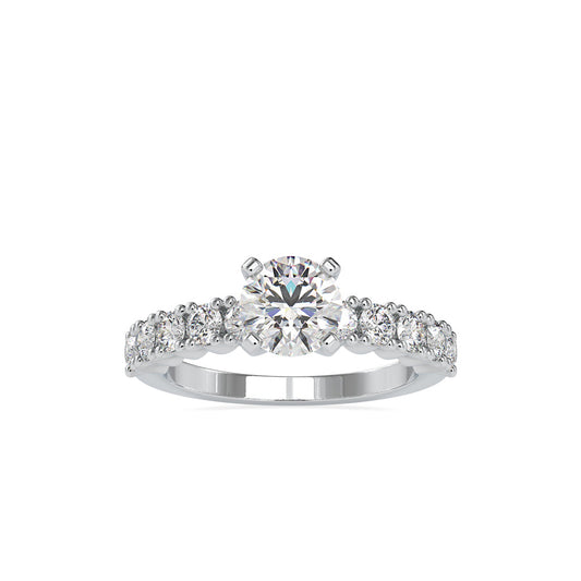 Laurales Prong Diamond Ring White gold