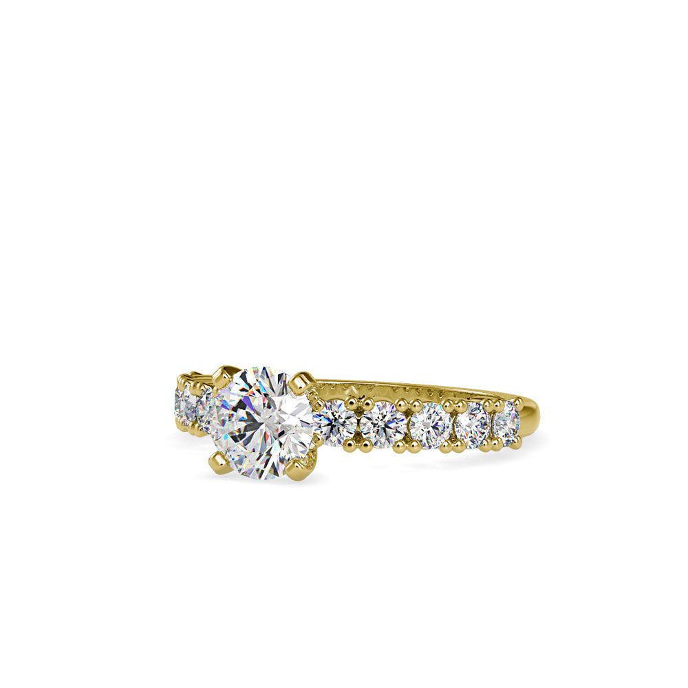 Laurales Prong Diamond Ring Yellow gold