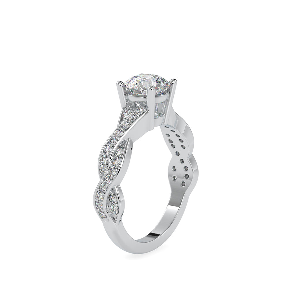 Garlend Diamond Infinity Ring Platinum