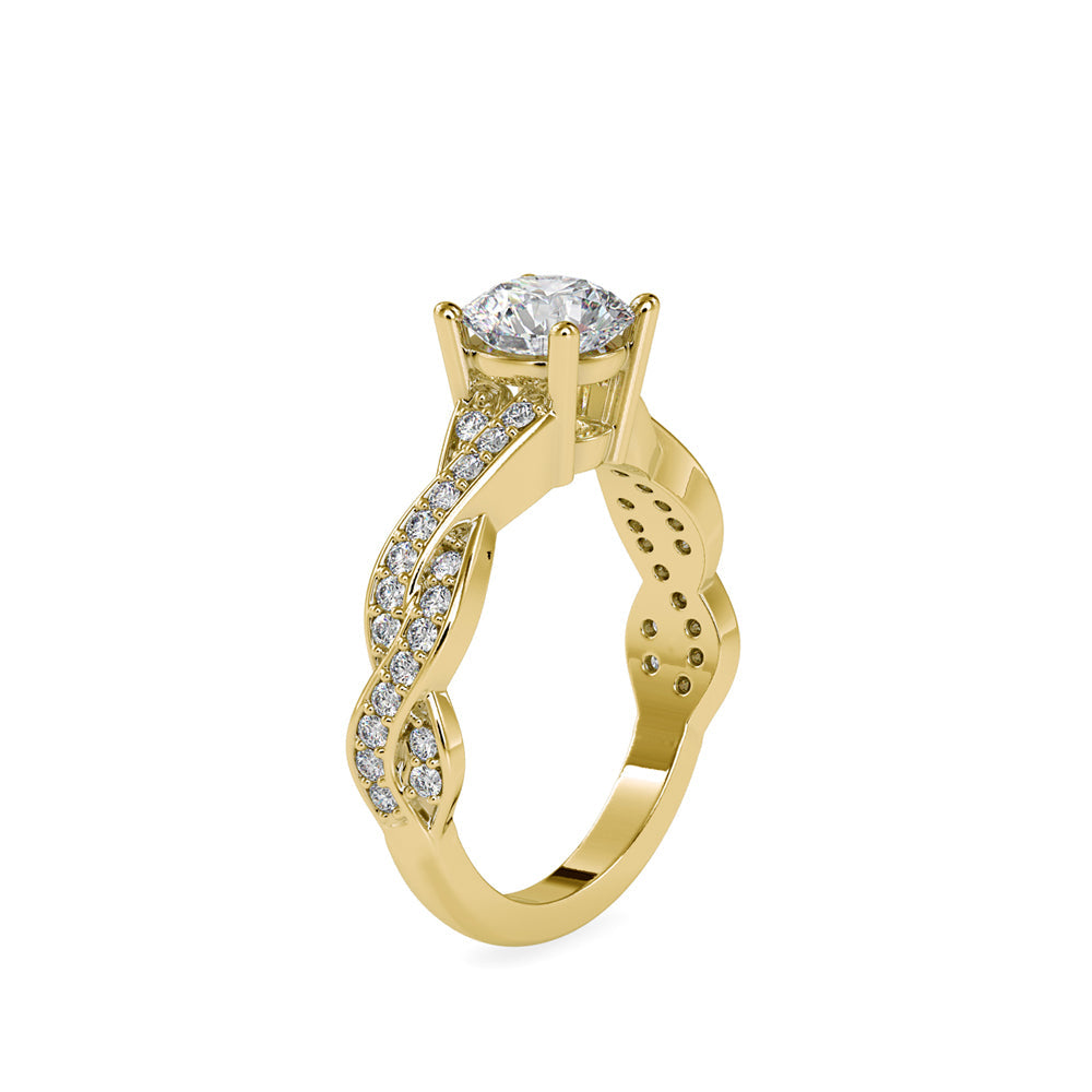 Garlend Diamond Infinity Ring Yellow gold