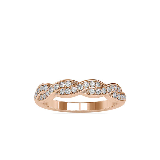 Infinity Chaplet Diamond Ring Rose gold