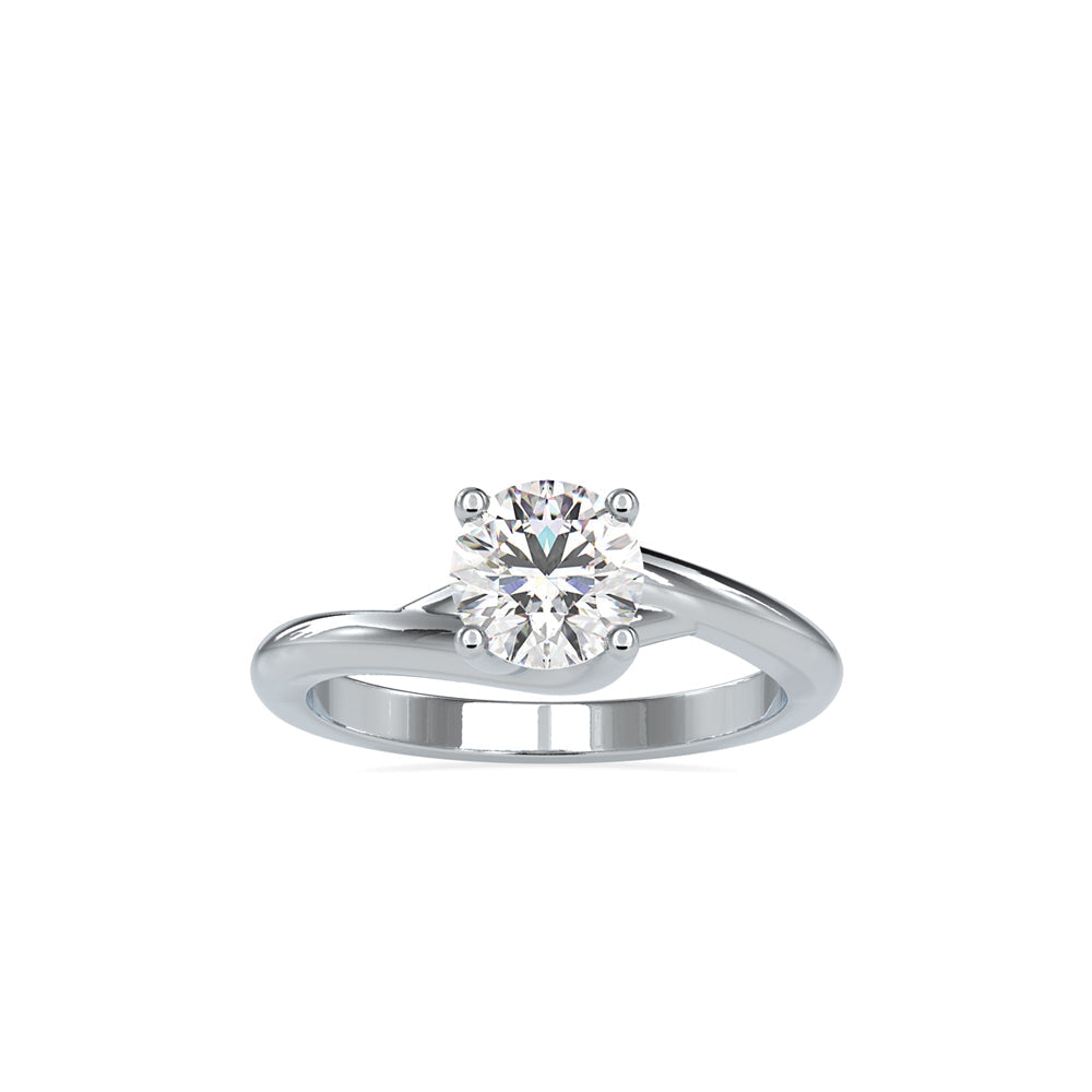 Consort Prong Diamond Ring Platinum