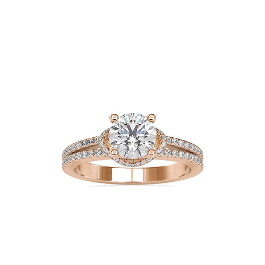 Diva Stone Diamond Ring Rose gold