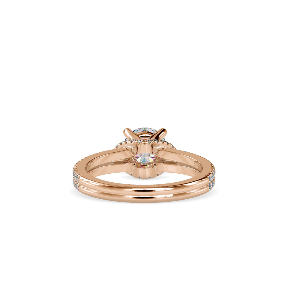 Diva Stone Diamond Ring Rose gold