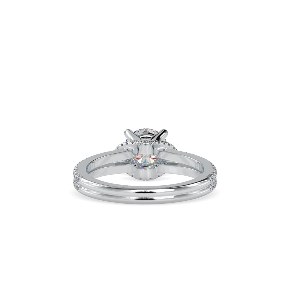 Diva Stone Diamond Ring White gold