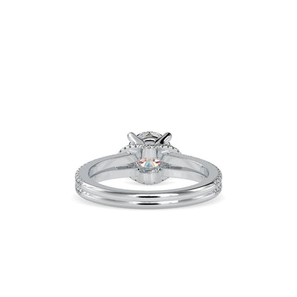 Diva Stone Diamond Ring White gold